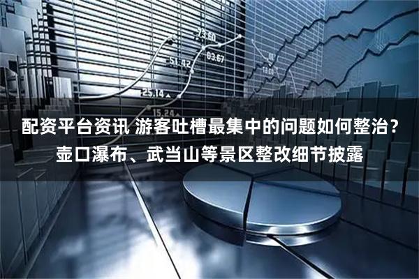 配资平台资讯 游客吐槽最集中的问题如何整治？壶口瀑布、武当山等景区整改细节披露